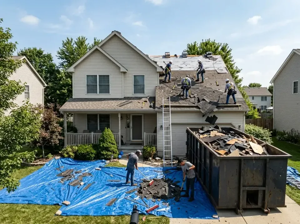 roof-replacement-debris-remova-004 — frequently asked questions, Cheapest Dumpster Rentals in De Leon Springs, FL